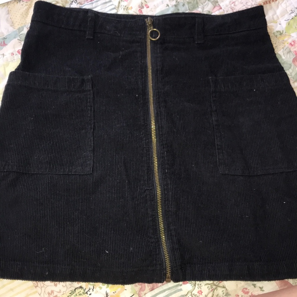 Altard State Black ZIP Skirt
